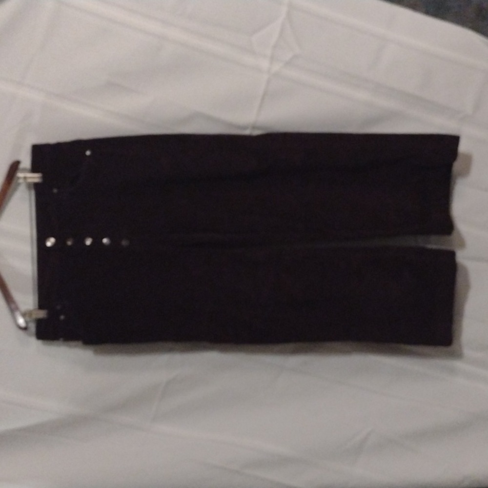 High rise wide leg maroon corduroy pants Time and Tru, size 14
